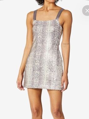 Ramy Brook Adrian python print sequin dress